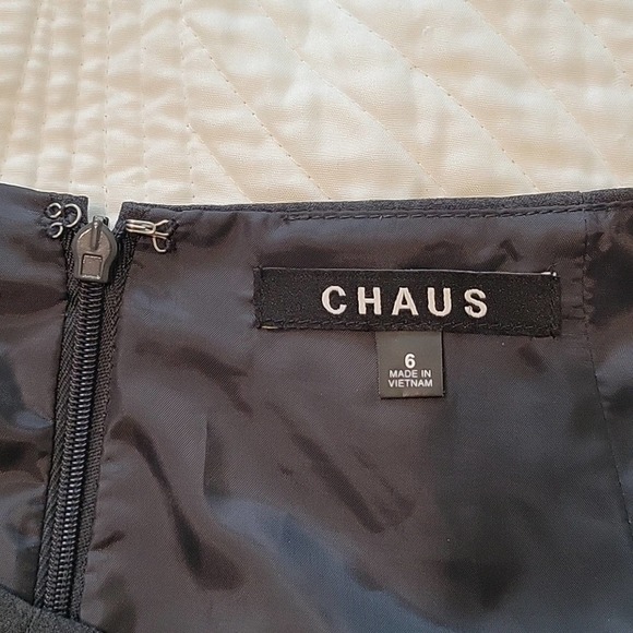 Vintage CHAUS gray pencil skirt corporate schoolgirl 
Office Siren Women’s 6 - Picture 5 of 8